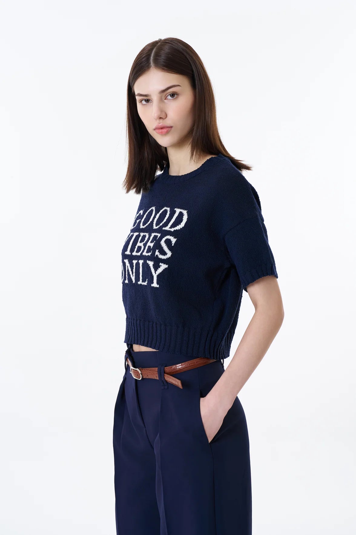 GOOD VIBES ONLY TOP