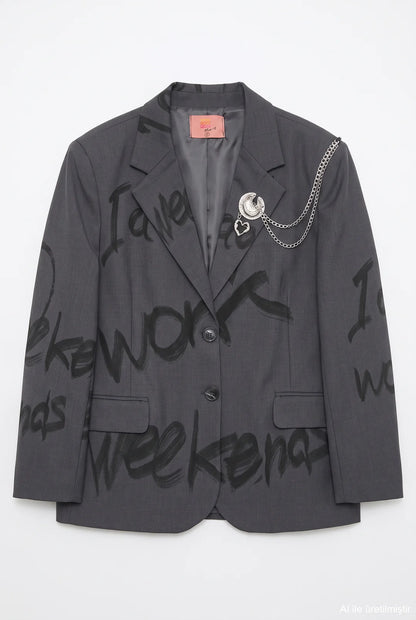 I DON'T WORK BLAZER