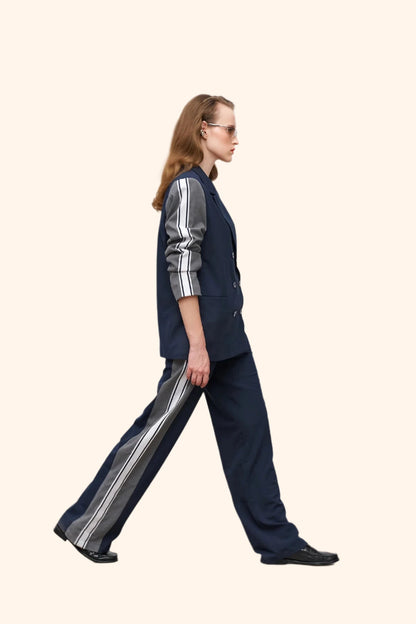 NAVY-GRIJS BROEK