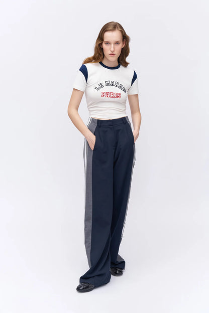 NAVY-GRIJS BROEK