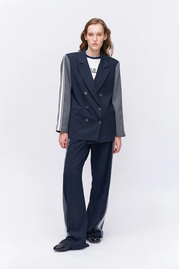 NAVY-GRIJS BLAZER
