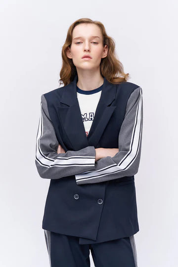 NAVY-GRIJS BLAZER