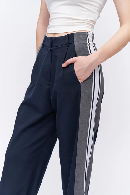 NAVY-GRIJS BROEK