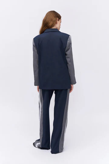 NAVY-GRIJS BLAZER