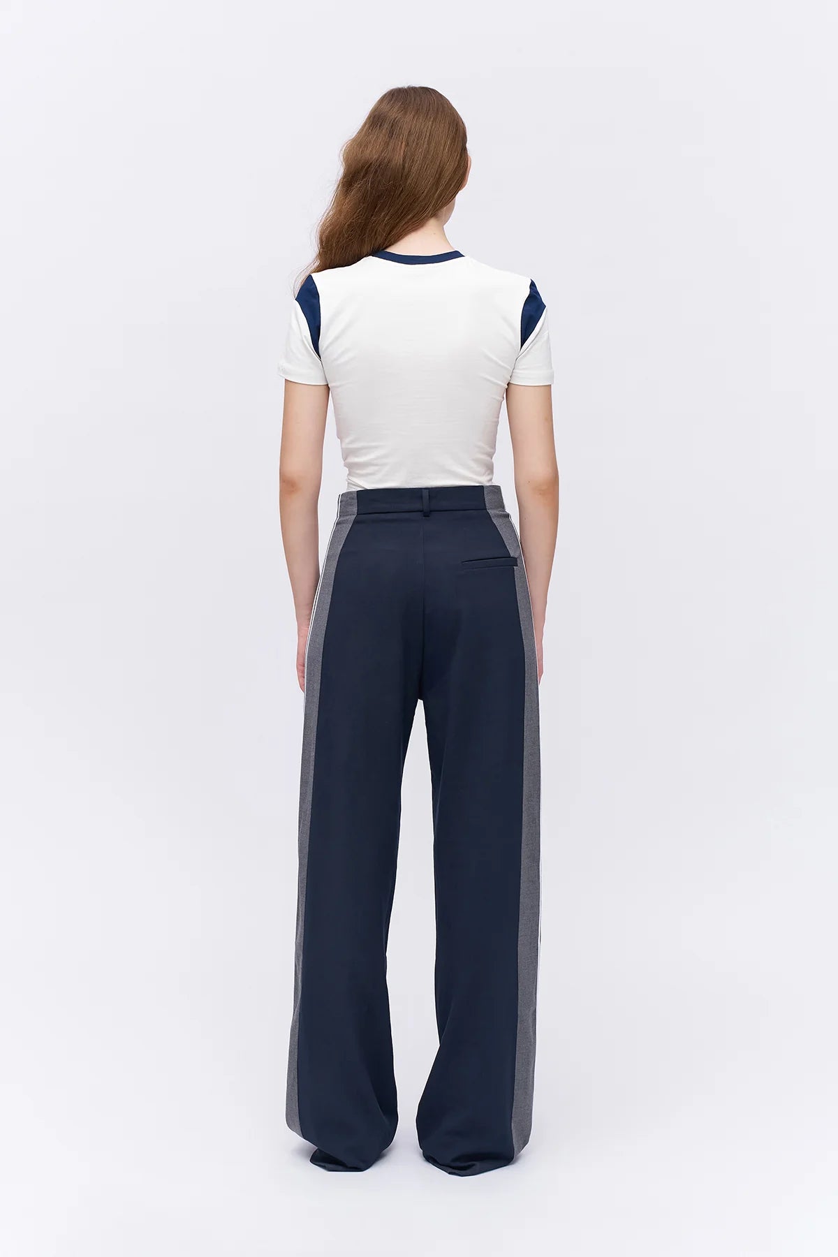 NAVY-GRIJS BROEK