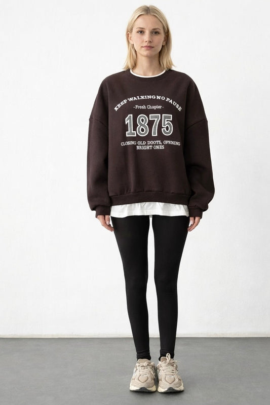Q KEEP WALKING SWEATSHIRT