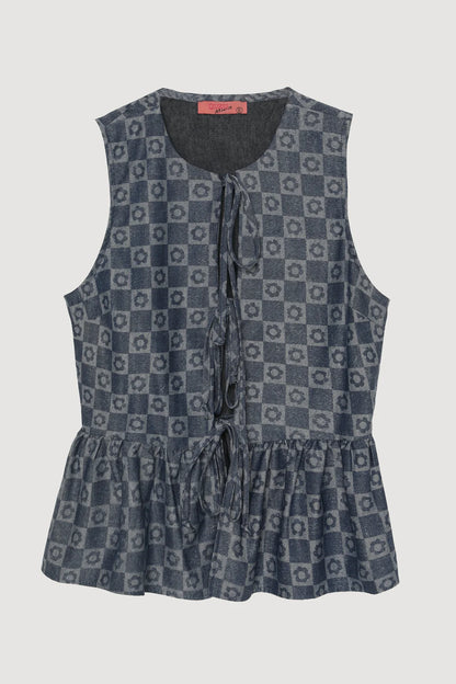 PSYCHE DENIM TOP